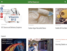 Tablet Screenshot of eatplant-based.com